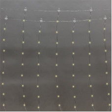 Гирлянда Светодиодный дождь из росы 3х3м, теплый белый, USB + пульт управления, с крючками для крепления NEON-NIGHT