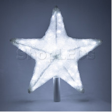 Акриловая светодиодная фигура "Звезда" 50см, 160 светодиодов, белая, NEON-NIGHT, SL513-455