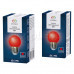 Лампа шар e27 3 LED ∅45мм - красная, SL405-112