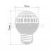 Лампа строб e27 ∅50мм прозрачная, SL411-125