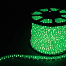 Дюралайт светодиодный 3-х жильный , зеленый 2,88Вт/м 72LED/м 50м 220V